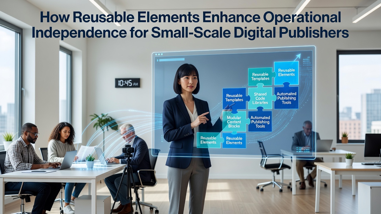 How Reusable Elements Enhance Operational Independence for Small-Scale Digital Publishers
